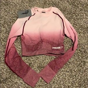 Gymshark long sleeve crop